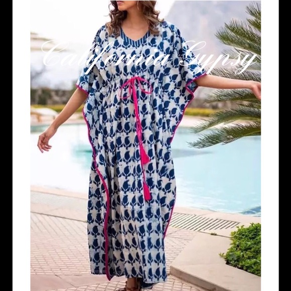 UNBRANDED Dresses & Skirts - Kaftan Bohemian Chic Maxi Coverup Dress